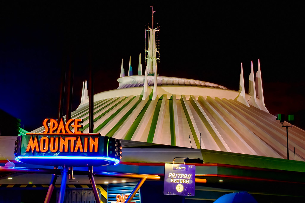 tomorrowland space mountain WDW