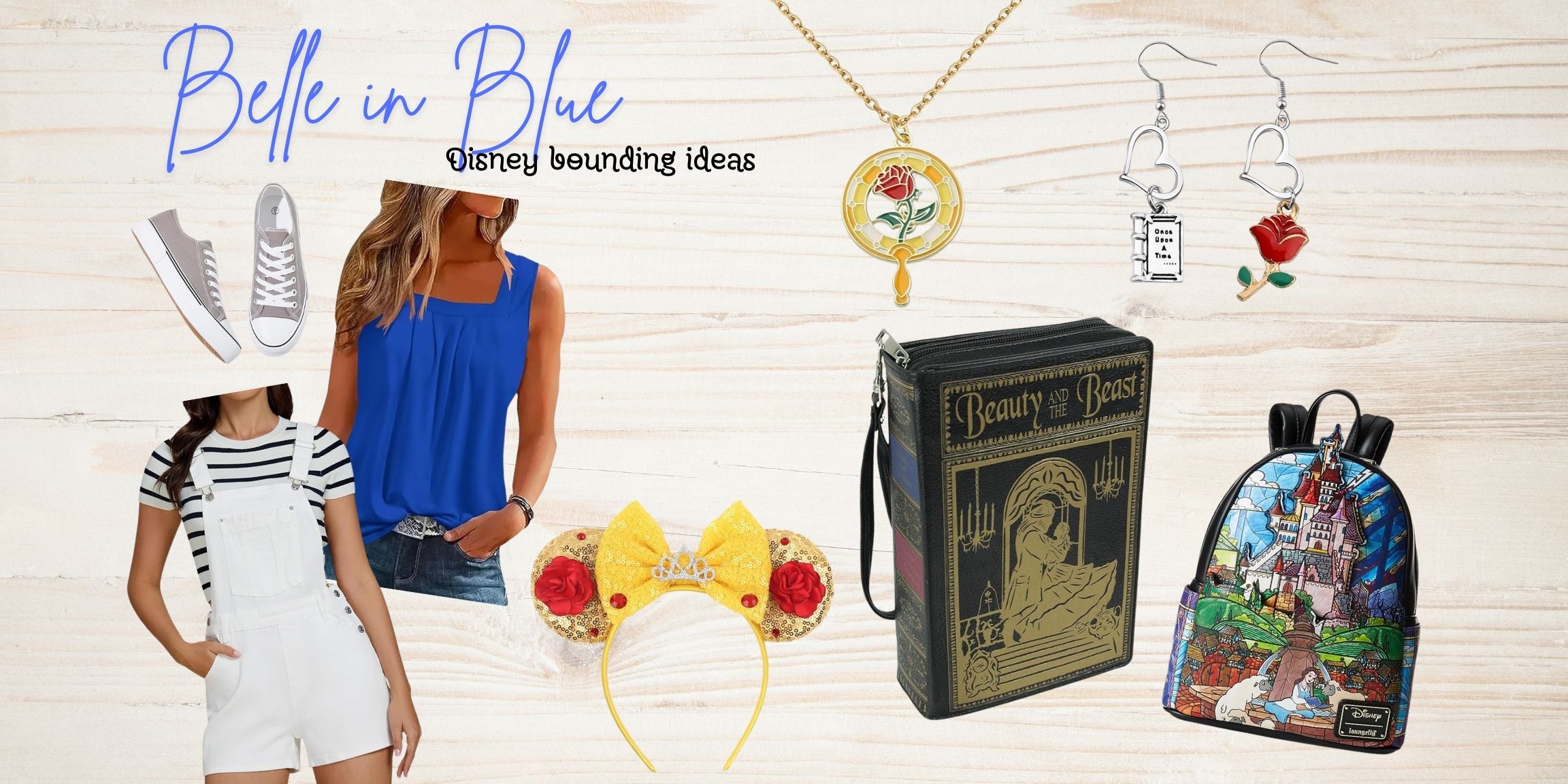 Disney Bounding as Belle Blue Village Look Ideas